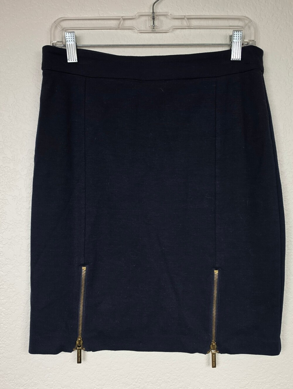 Michael Kors Black Zipper Skirt